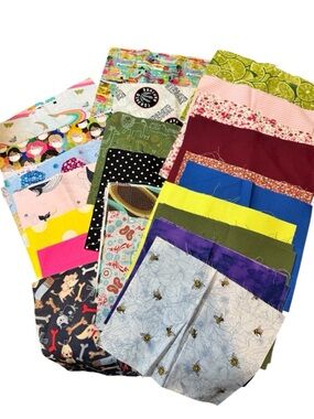 Pre Cut Cotton Fabric 50 Pieces